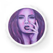 Load image into Gallery viewer, Plastic exterior w/ metallic bottom, magnetic back, 2 different opening mechanisms, matte finish. Art by Kerry Sandhu Art
