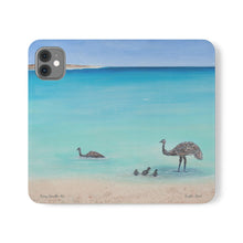 Load image into Gallery viewer, Surfin&#39; Bird - PHONE CASE WALLET for Samsung &amp; iPhones - by Kerry Sandhu Art
