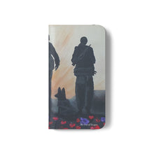Load image into Gallery viewer, The Dust of Uruzgan (with Poppies) - PHONE CASE WALLET - by Kerry Sandhu Art
