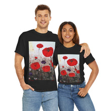 Load image into Gallery viewer, For The Fallen - Unisex HEAVY COTTON TEE - by Kerry Sandhu Art
