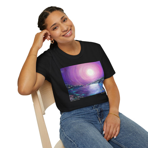 T-Shirt made from very soft materials, no side seams. Feels like bliss to wear! Many designs by Kerry Sandhu Art