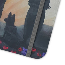 Load image into Gallery viewer, The Dust of Uruzgan (with Poppies) - PHONE CASE WALLET for Samsung &amp; iPhones - Designed from original Anzac Day artwork
