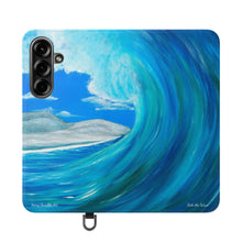 Load image into Gallery viewer, Ride the Wave - PHONE CASE WALLET - by Kerry Sandhu Art
