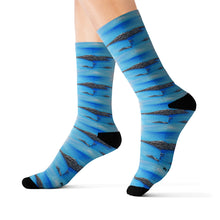 Load image into Gallery viewer, My Island Home - UNISEX SOCKS - Designed from Original Artwork
