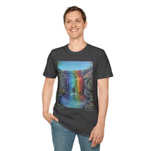 Load image into Gallery viewer, T-Shirt made from very soft materials, no side seams. Feels like bliss to wear! Many designs by Kerry Sandhu Art
