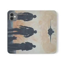 Load image into Gallery viewer, The Dust of Uruzgan (with Jet) - PHONE CASE WALLET for Samsung &amp; iPhones - Designed from original Anzac Day artwork
