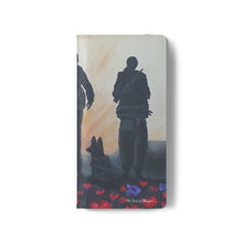 Load image into Gallery viewer, The Dust of Uruzgan (with Poppies) - PHONE CASE WALLET - by Kerry Sandhu Art
