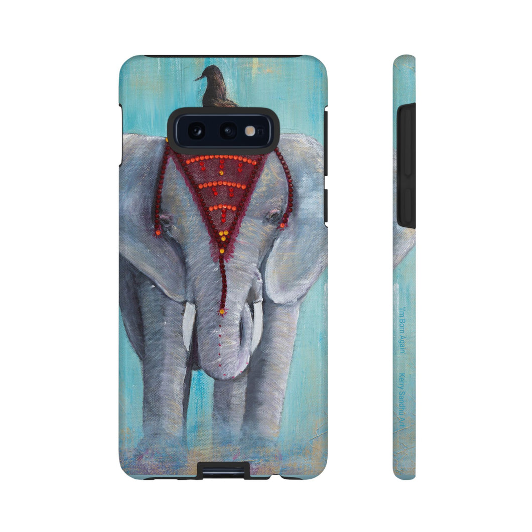I'm Born Again - TOUGH PHONE CASES for Samsung & iPhones - by Kerry Sandhu Art