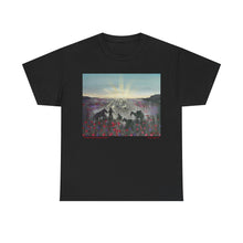 Load image into Gallery viewer, The Band Played Waltzing Matilda - Unisex HEAVY COTTON TEE - by Kerry Sandhu Art
