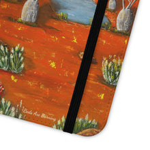 Load image into Gallery viewer, Beds Are Burning - PHONE CASE WALLET - by Kerry Sandhu Art
