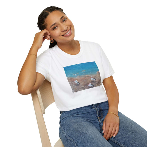 T-Shirt made from very soft materials, no side seams. Feels like bliss to wear! Many designs by Kerry Sandhu Art