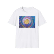 Load image into Gallery viewer, T-Shirt made from very soft materials, no side seams. Feels like bliss to wear! Many designs by Kerry Sandhu Art

