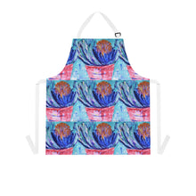 Load image into Gallery viewer, Apron - lightweight, silky finish 100% polyester, two front pockets. Many original artwork designs by Kerry Sandhu Art
