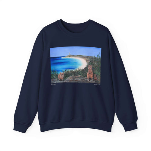 Sweatshirt 50/50 Cotton/Polyester, Medium-heavy fabric, Loose fit, true to size, Original art designs by Kerry Sandhu Art