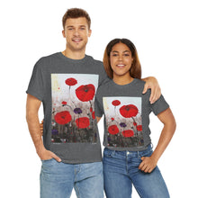 Load image into Gallery viewer, For The Fallen - Unisex HEAVY COTTON TEE - by Kerry Sandhu Art
