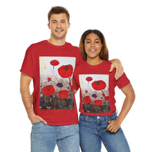 Load image into Gallery viewer, For The Fallen - Unisex HEAVY COTTON TEE - by Kerry Sandhu Art
