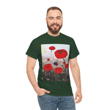 Load image into Gallery viewer, For The Fallen - Unisex HEAVY COTTON TEE - by Kerry Sandhu Art
