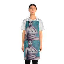 Load image into Gallery viewer, Apron - lightweight, silky finish 100% polyester, two front pockets. Many original artwork designs by Kerry Sandhu Art
