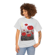 Load image into Gallery viewer, For The Fallen - Unisex HEAVY COTTON TEE - by Kerry Sandhu Art

