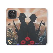 Load image into Gallery viewer, Spirit of the A N Z A Cs - PHONE CASE WALLET - by Kerry Sandhu Art
