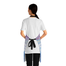 Load image into Gallery viewer, Apron - lightweight, silky finish 100% polyester, two front pockets. Many original artwork designs by Kerry Sandhu Art
