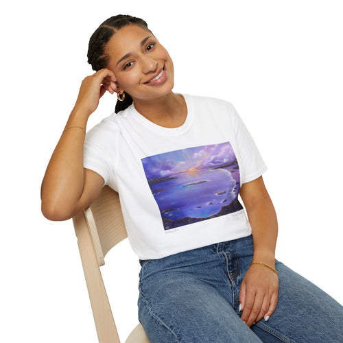 T-Shirt made from very soft materials, no side seams. Feels like bliss to wear! Many designs by Kerry Sandhu Art