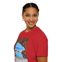 Load image into Gallery viewer, T-Shirt made from very soft materials, no side seams. Feels like bliss to wear! Many designs by Kerry Sandhu Art

