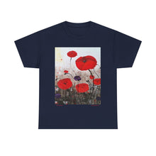 Load image into Gallery viewer, For The Fallen - Unisex HEAVY COTTON TEE - by Kerry Sandhu Art
