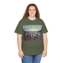 Load image into Gallery viewer, The Band Played Waltzing Matilda - Unisex HEAVY COTTON TEE - by Kerry Sandhu Art
