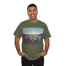 Load image into Gallery viewer, The Band Played Waltzing Matilda - Unisex HEAVY COTTON TEE - by Kerry Sandhu Art
