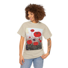 Load image into Gallery viewer, For The Fallen - Unisex HEAVY COTTON TEE - by Kerry Sandhu Art
