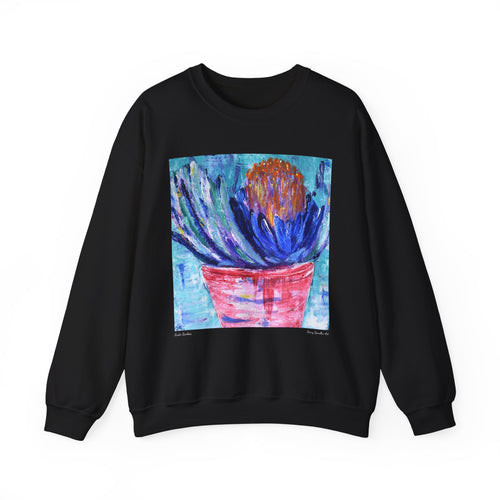 Sweatshirt 50/50 Cotton/Polyester, Medium-heavy fabric, Loose fit, true to size, Original art designs by Kerry Sandhu Art