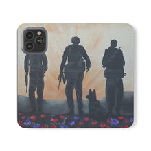 Load image into Gallery viewer, The Dust of Uruzgan (with Poppies) - PHONE CASE WALLET for Samsung &amp; iPhones - Designed from original Anzac Day artwork
