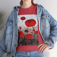 Load image into Gallery viewer, For The Fallen - Unisex HEAVY COTTON TEE - by Kerry Sandhu Art
