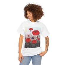 Load image into Gallery viewer, For The Fallen - Unisex HEAVY COTTON TEE - by Kerry Sandhu Art

