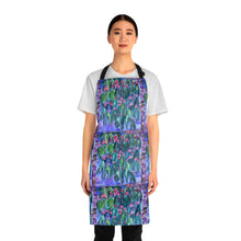 Load image into Gallery viewer, Apron - lightweight, silky finish 100% polyester, two front pockets. Many original artwork designs by Kerry Sandhu Art
