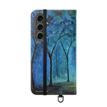 Load image into Gallery viewer, Forest of Light - PHONE CASE WALLET - by Kerry Sandhu Art
