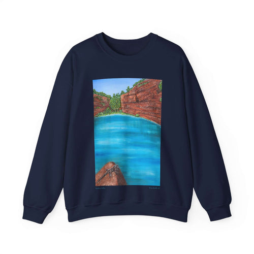Sweatshirt 50/50 Cotton/Polyester, Medium-heavy fabric, Loose fit, true to size, Original art designs by Kerry Sandhu Art