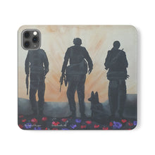 Load image into Gallery viewer, The Dust of Uruzgan (with Poppies) - PHONE CASE WALLET for Samsung &amp; iPhones - Designed from original Anzac Day artwork
