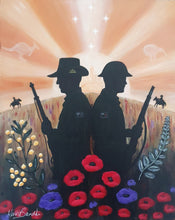 Load image into Gallery viewer, &#39;Spirit of the A N Z A Cs&#39; - ORIGINAL ARTWORK - by Kerry Sandhu Art
