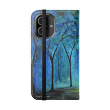 Load image into Gallery viewer, Forest of Light - PHONE CASE WALLET - by Kerry Sandhu Art

