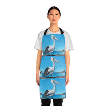 Load image into Gallery viewer, Apron - lightweight, silky finish 100% polyester, two front pockets. Many original artwork designs by Kerry Sandhu Art
