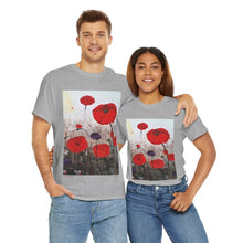 Load image into Gallery viewer, For The Fallen - Unisex HEAVY COTTON TEE - by Kerry Sandhu Art
