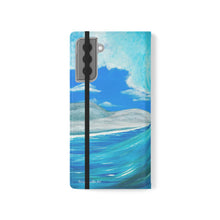 Load image into Gallery viewer, Ride the Wave - PHONE CASE WALLET - by Kerry Sandhu Art
