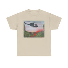 Load image into Gallery viewer, The Battle of Long Tan - Unisex HEAVY COTTON TEE - by Kerry Sandhu Art
