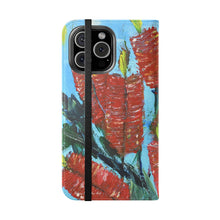 Load image into Gallery viewer, Rustic Bottle Brush - PHONE CASE WALLET - by Kerry Sandhu Art
