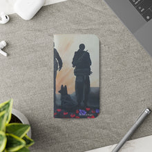 Load image into Gallery viewer, The Dust of Uruzgan (with Poppies) - PHONE CASE WALLET - by Kerry Sandhu Art
