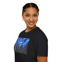 Load image into Gallery viewer, T-Shirt made from very soft materials, no side seams. Feels like bliss to wear! Many designs by Kerry Sandhu Art
