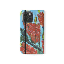 Load image into Gallery viewer, Rustic Bottle Brush - PHONE CASE WALLET - by Kerry Sandhu Art
