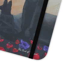 Load image into Gallery viewer, The Dust of Uruzgan (with Poppies) - PHONE CASE WALLET - by Kerry Sandhu Art
